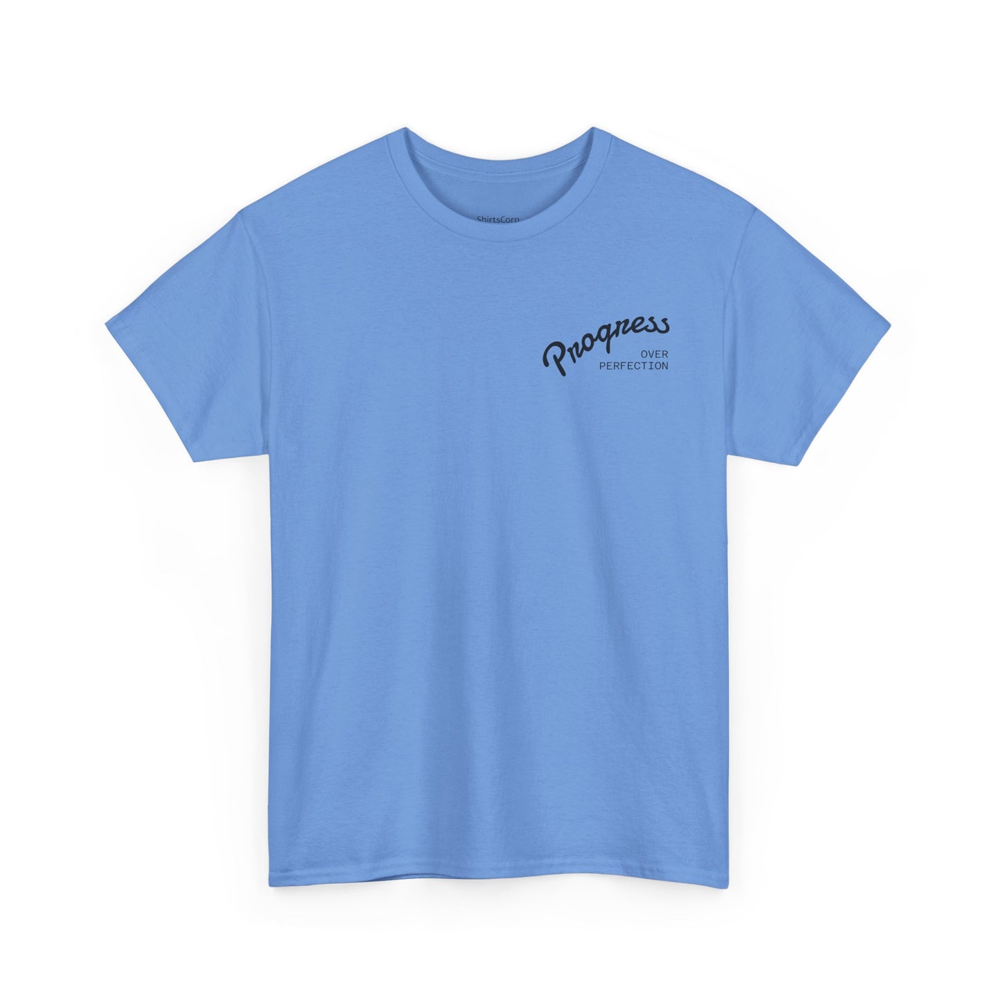ShirtsCorp - “Progress over perfection” Unisex Heavy Cotton Tee
