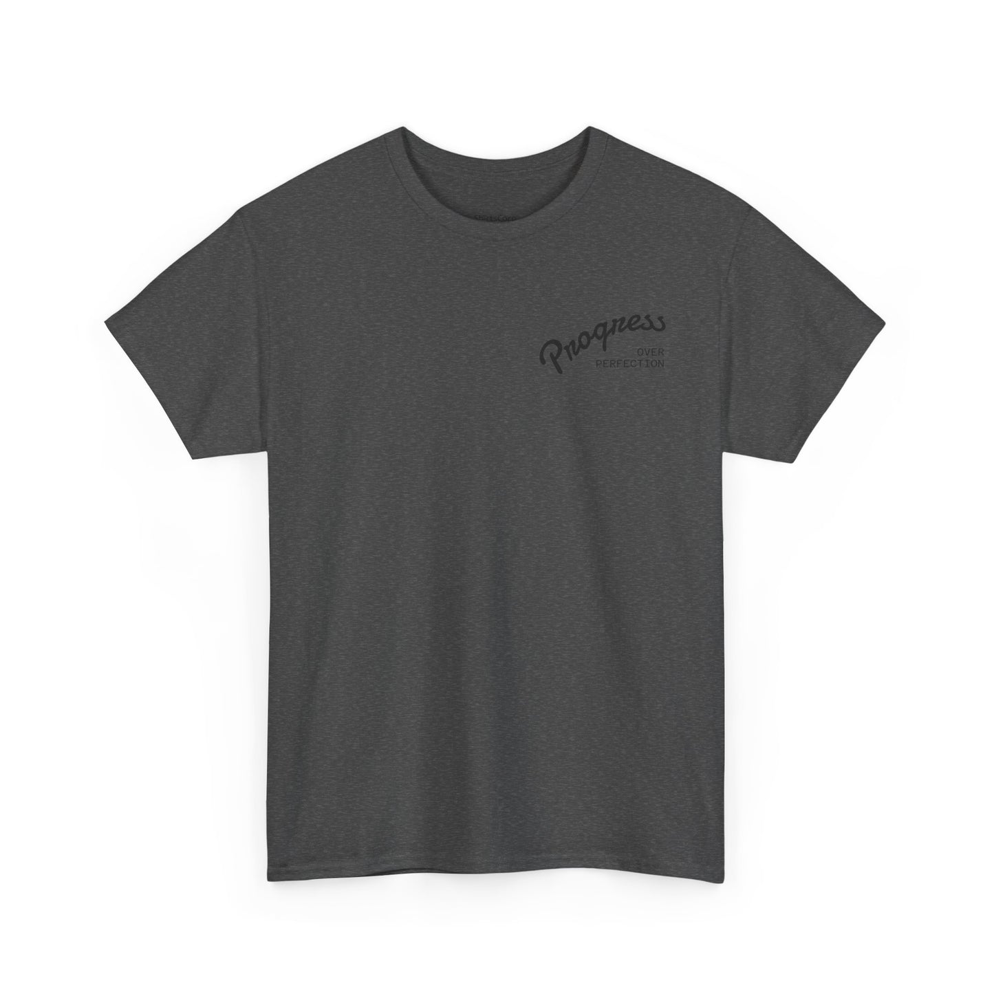 ShirtsCorp - “Progress over perfection” Unisex Heavy Cotton Tee
